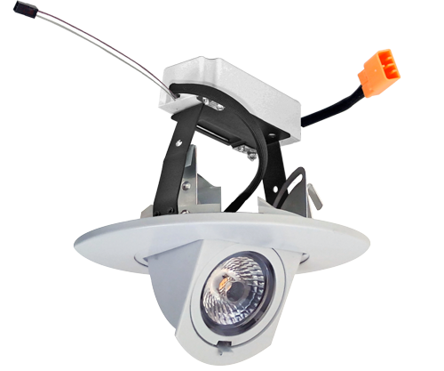 4" Adjustable Round LED Trim, 0-10V