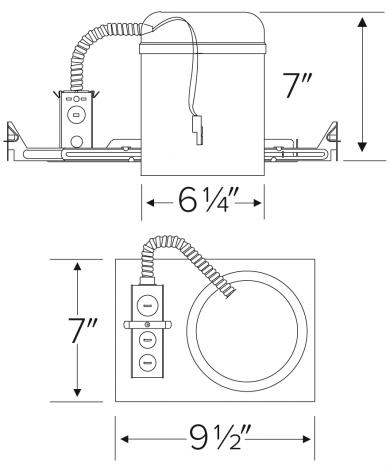 6" New Construction LED Housing