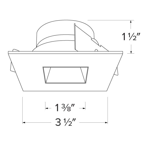 Pex™ 2" Square Reflector