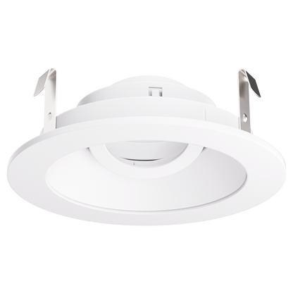 4" Round Adjustable Trim, White