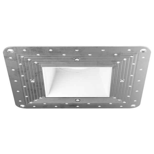 Pex™ 4" Square Adjustable Trimless Reflector