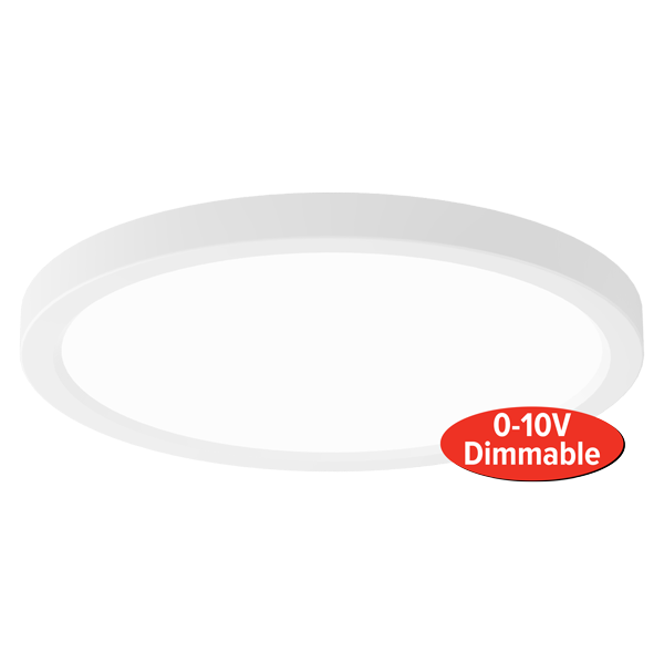 6" Round Wafer LED Panel 0-10V