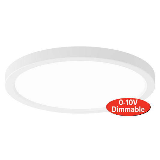 8" Round Wafer LED Panel 0-10V