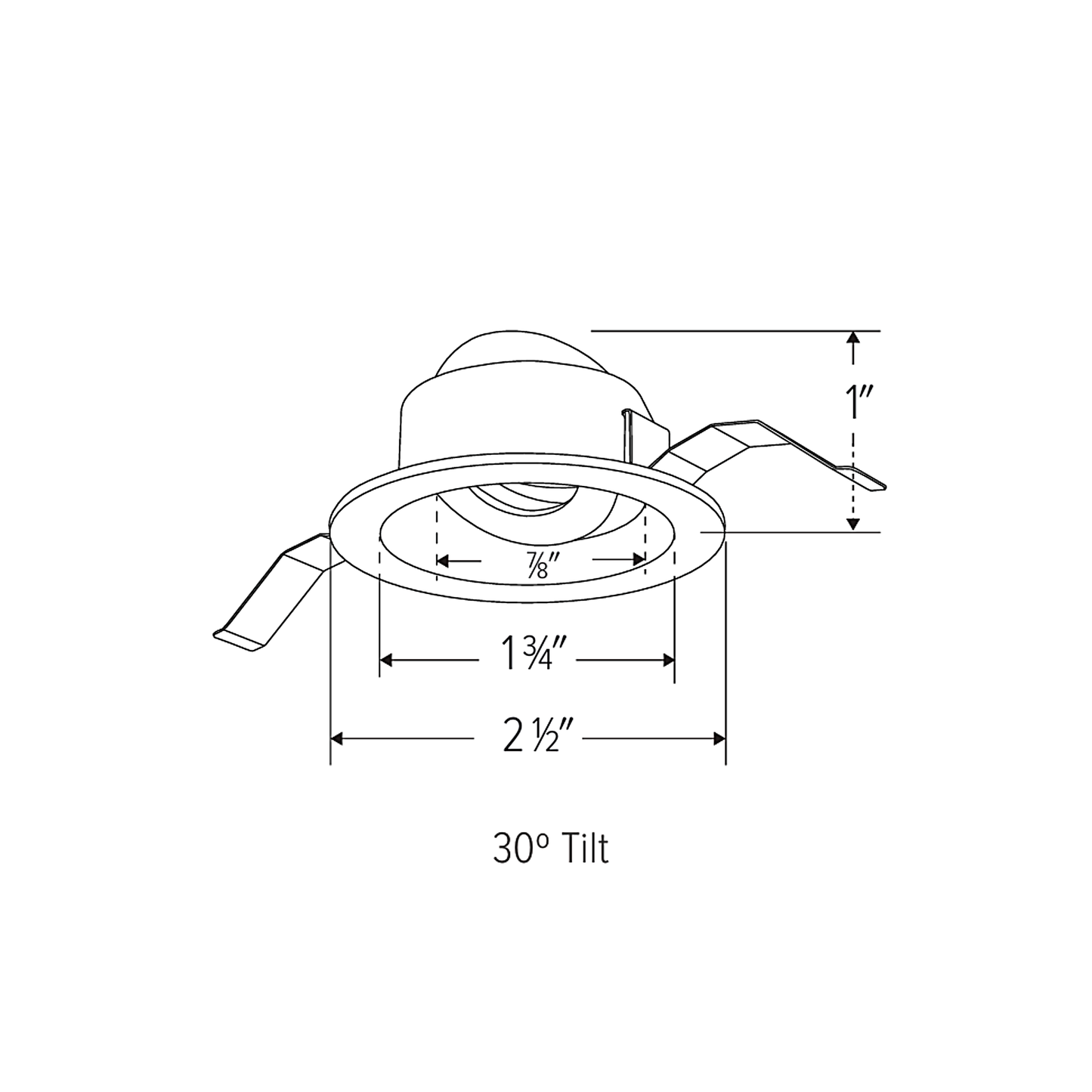 1″ Koto™ Mini Round Adjustable Trim
