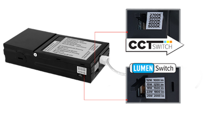 4" 0-10V LED High Lumen Trim w/ CCT & Lumen Select