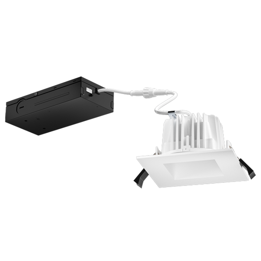 4" High Lumen LED Square Trim CCT Selectable