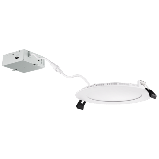 6" Slim LED Round Panel Light, Selectable CCT