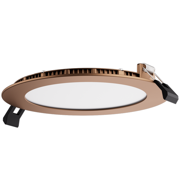 6" Slim LED Round Panel Light, Selectable CCT
