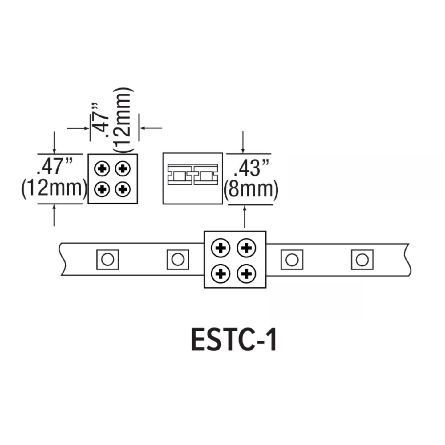 12/24V Tapelight Connectors