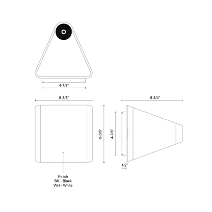 Ellis 6-in Exterior Wall Sconce
