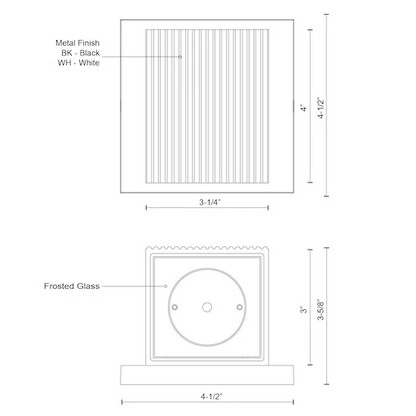 Mavis 5-in Exterior Wall Sconce