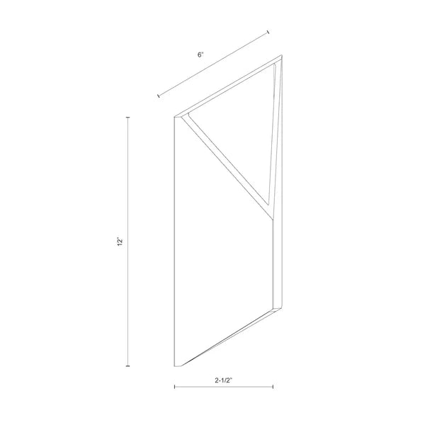 Indio 12-in Exterior Wall Sconce