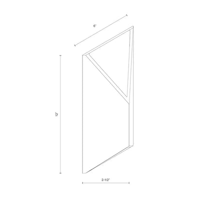 Indio 12-in Exterior Wall Sconce