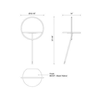 Maya 18-in Floor Lamp