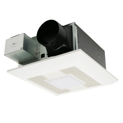 WhisperFit® DC Exhaust Fan w/Dimmable LED & Nightlight 50-80-110 CFM