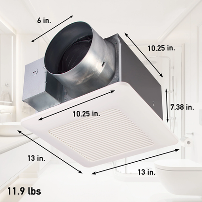 WhisperCeiling® DC Exhaust Fan 110-150 CFM