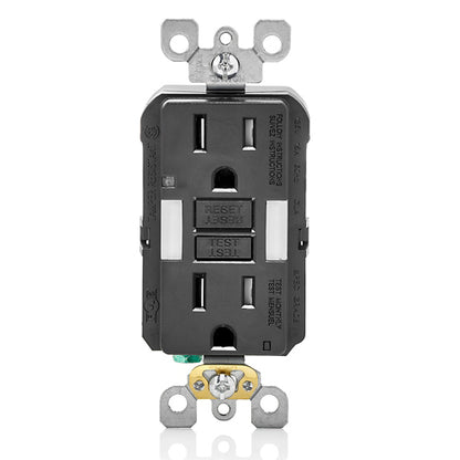 GFCI Receptacle: 15A, White