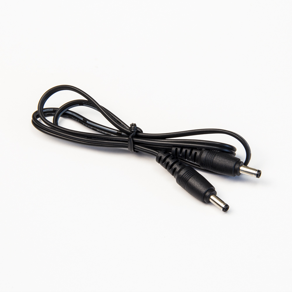 12" Male-To-Male Connector, Black