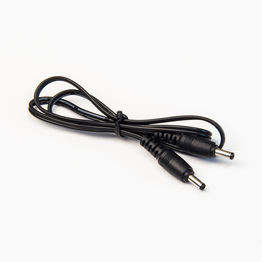 12" Male-To-Male Connector, Black