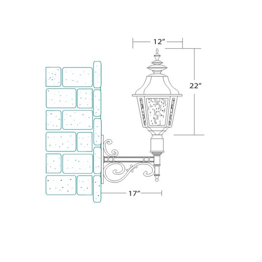 Decorative Exterior Sconce
