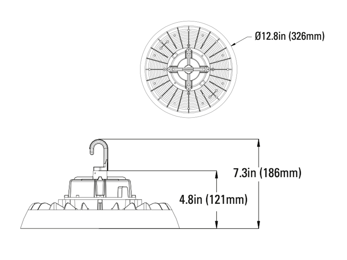 13" LED Round High Bay