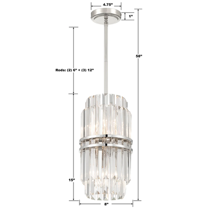 Hayes 4 Light Mini Pendant