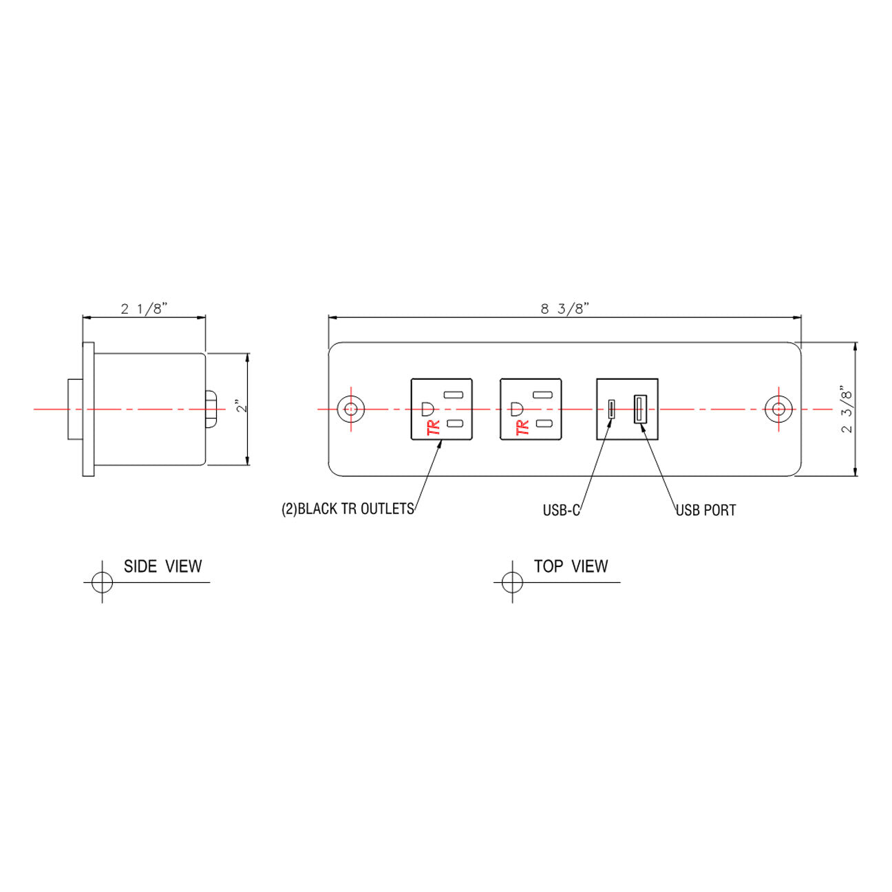 JA02A Furniture Power Outlet