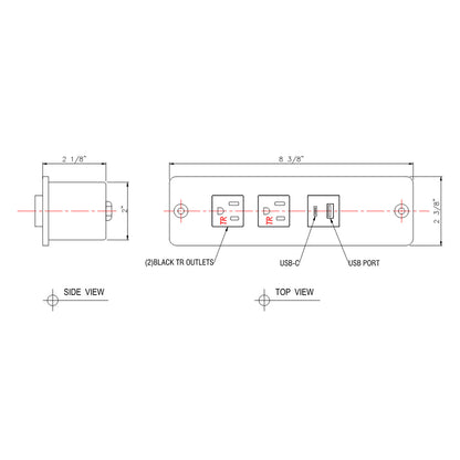 JA02A Furniture Power Outlet