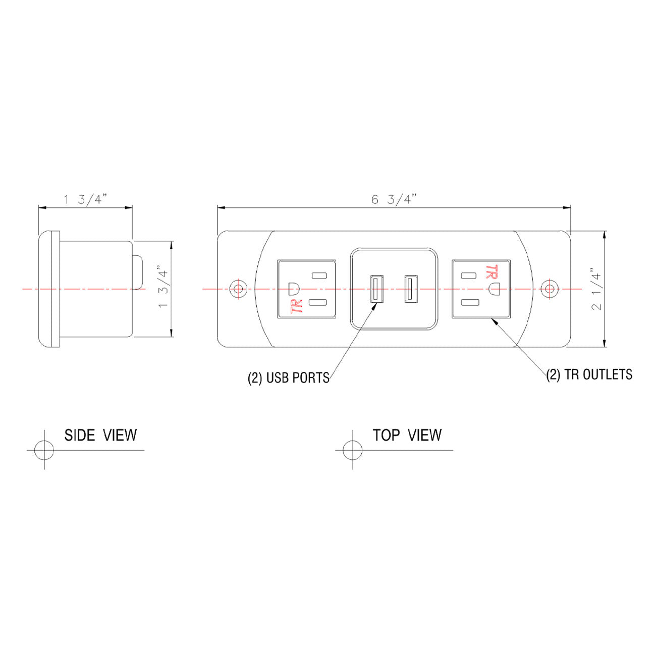 JA04 Furniture Power Outlet