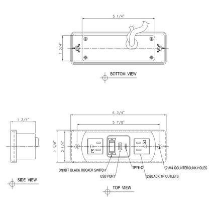 JA07A Furniture Power Outlet