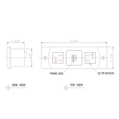 JA08 Furniture Power Outlet