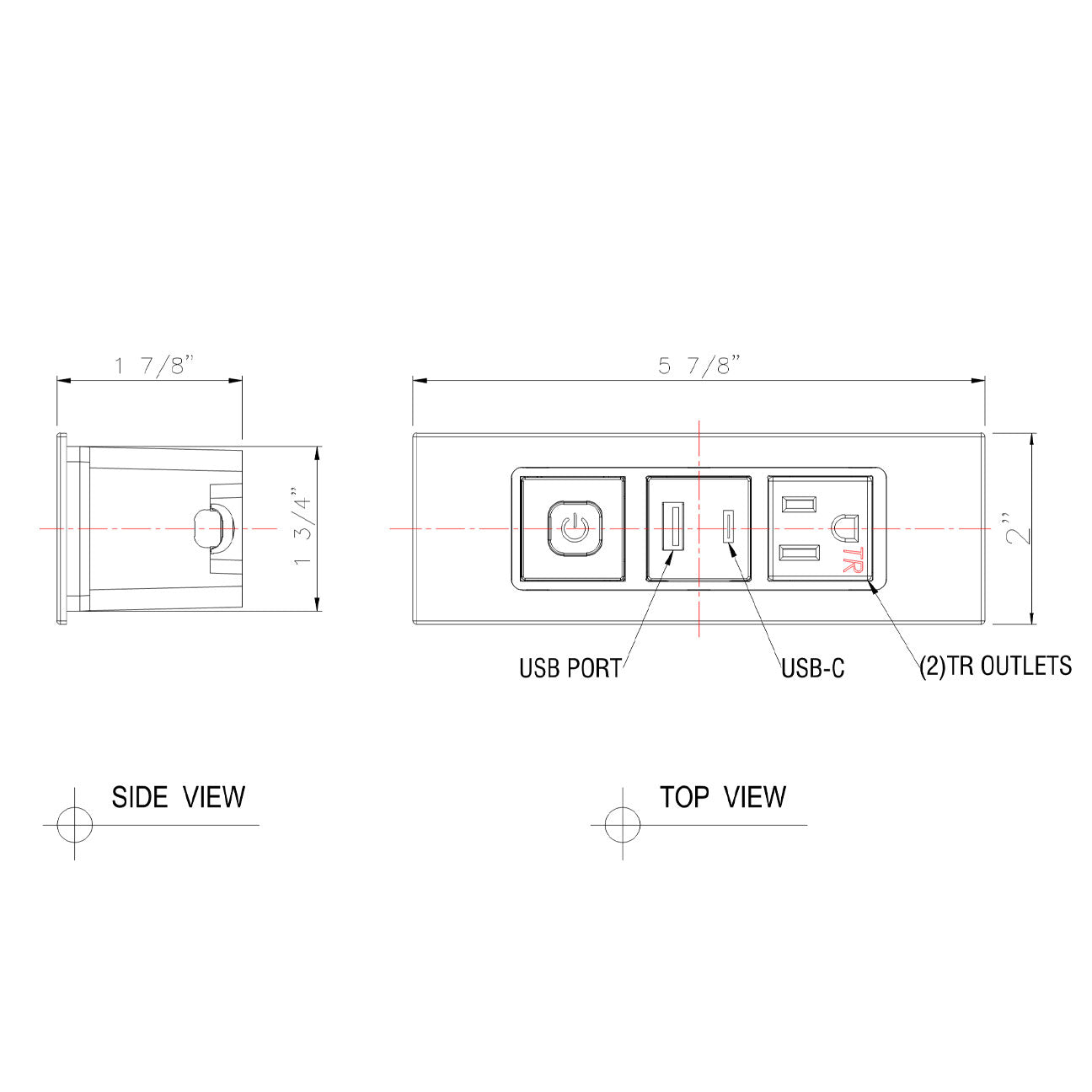 JA12A Furniture Power Outlet