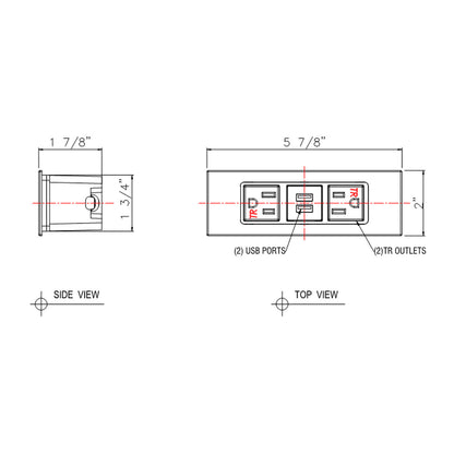 JA12 Furniture Power Outlet