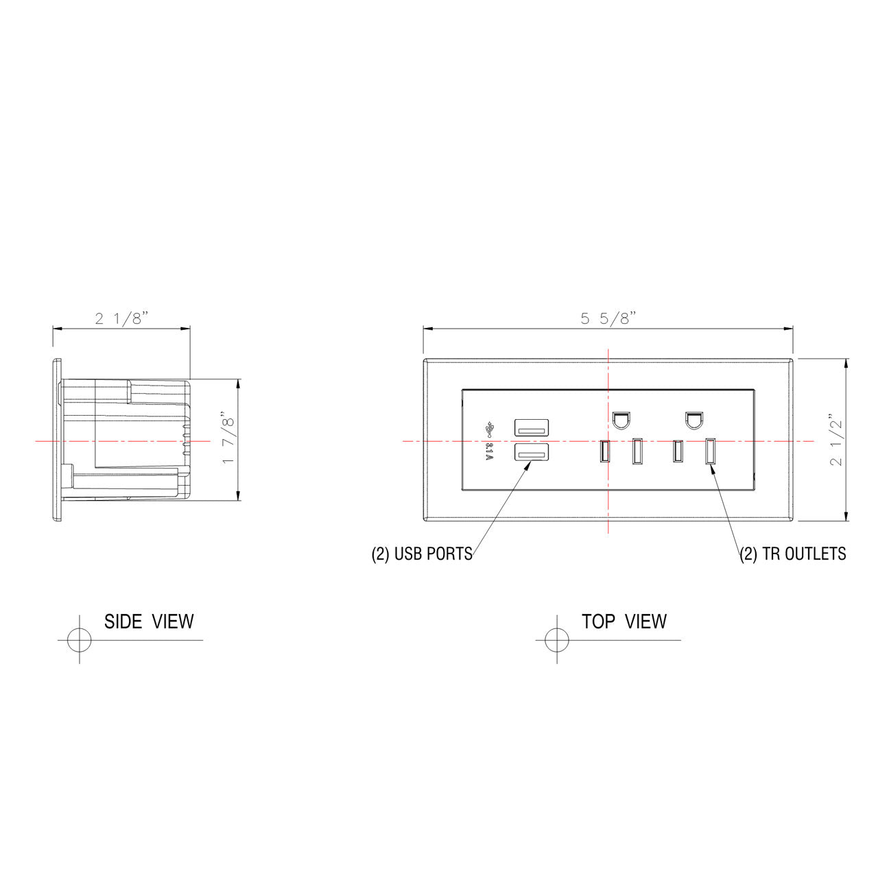 JA19A Furniture Power Outlet