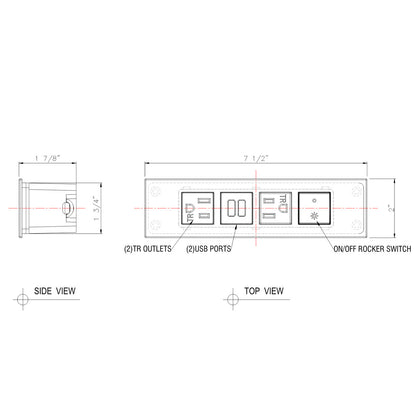 JA25C Furniture Power Outlet