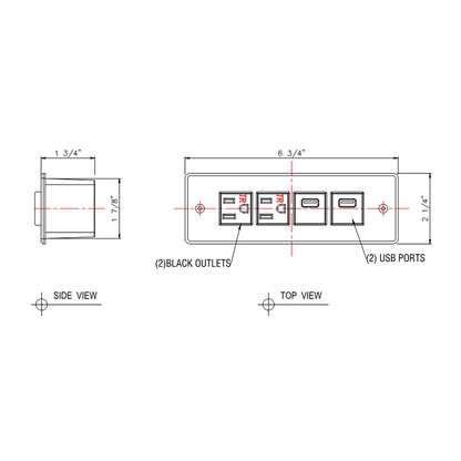 JA26 Furniture Power Outlet