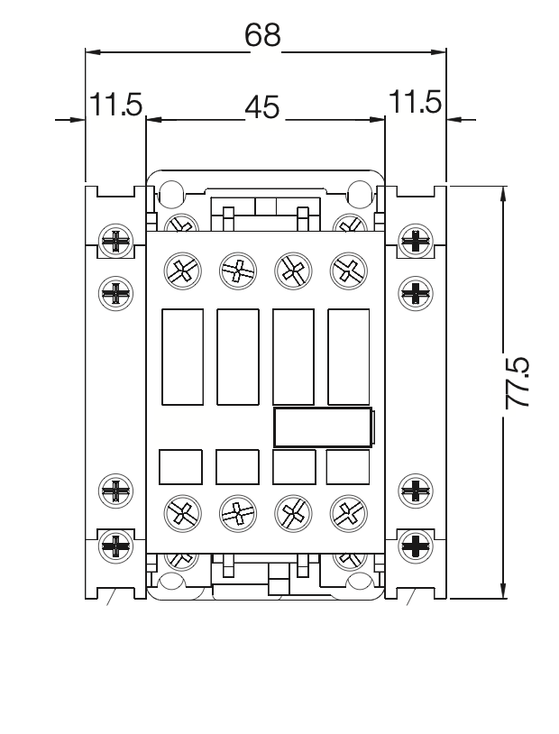4-Pole Lighting Contactor