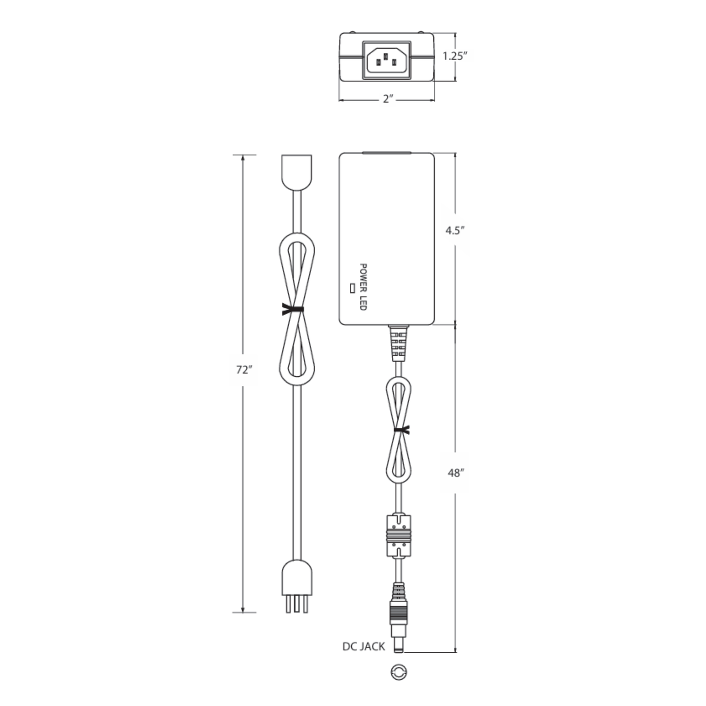 24V/48W LED Power Supply
