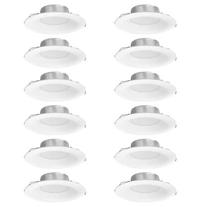 6" Canless LED Trim, Deep Reflector w/ Selectable CCT (Case Pack of 12)