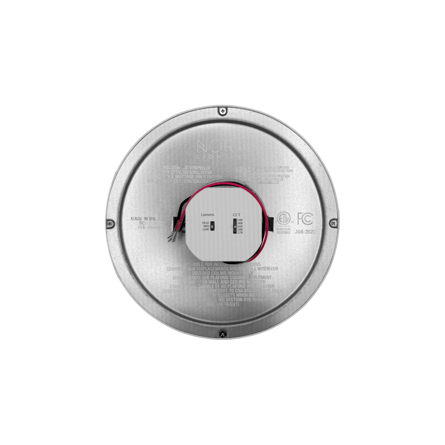 6" LED Surface Mount, Selectable Wattage & CCT