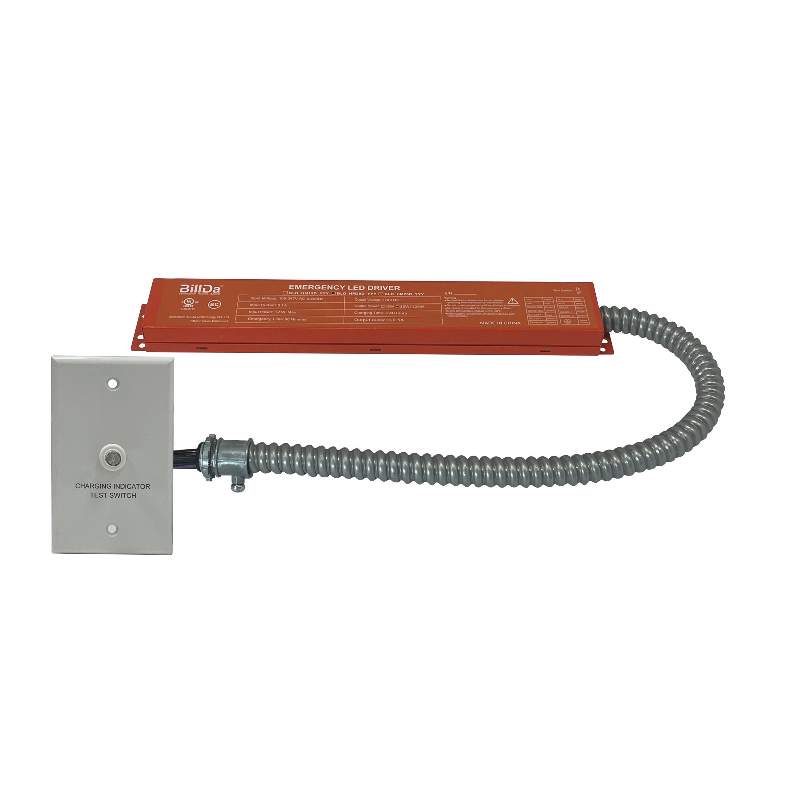 20W Emergency LED Driver with Remote Test Switch – JSA Lighting