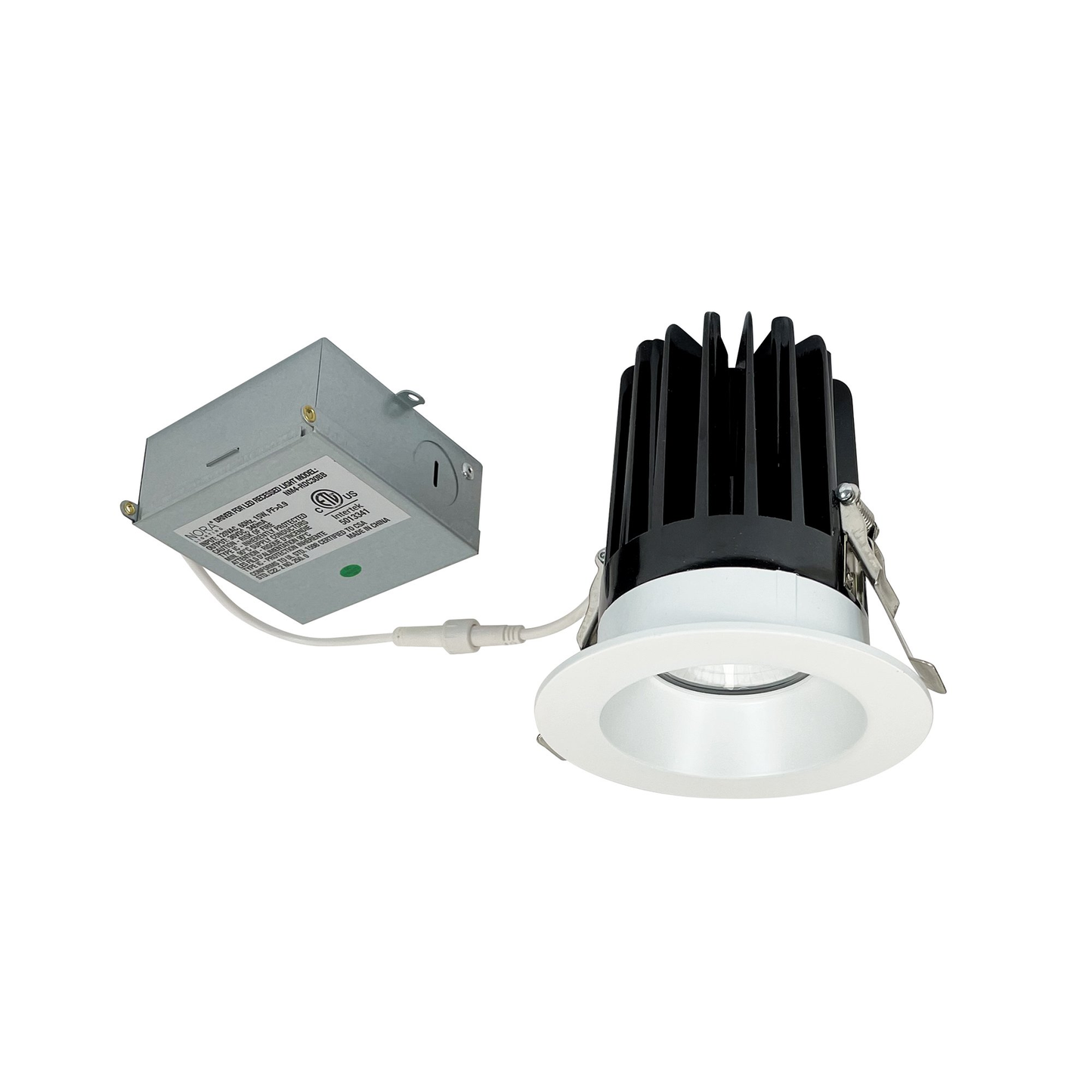 4" Canless Round LED Recessed Downlight, White