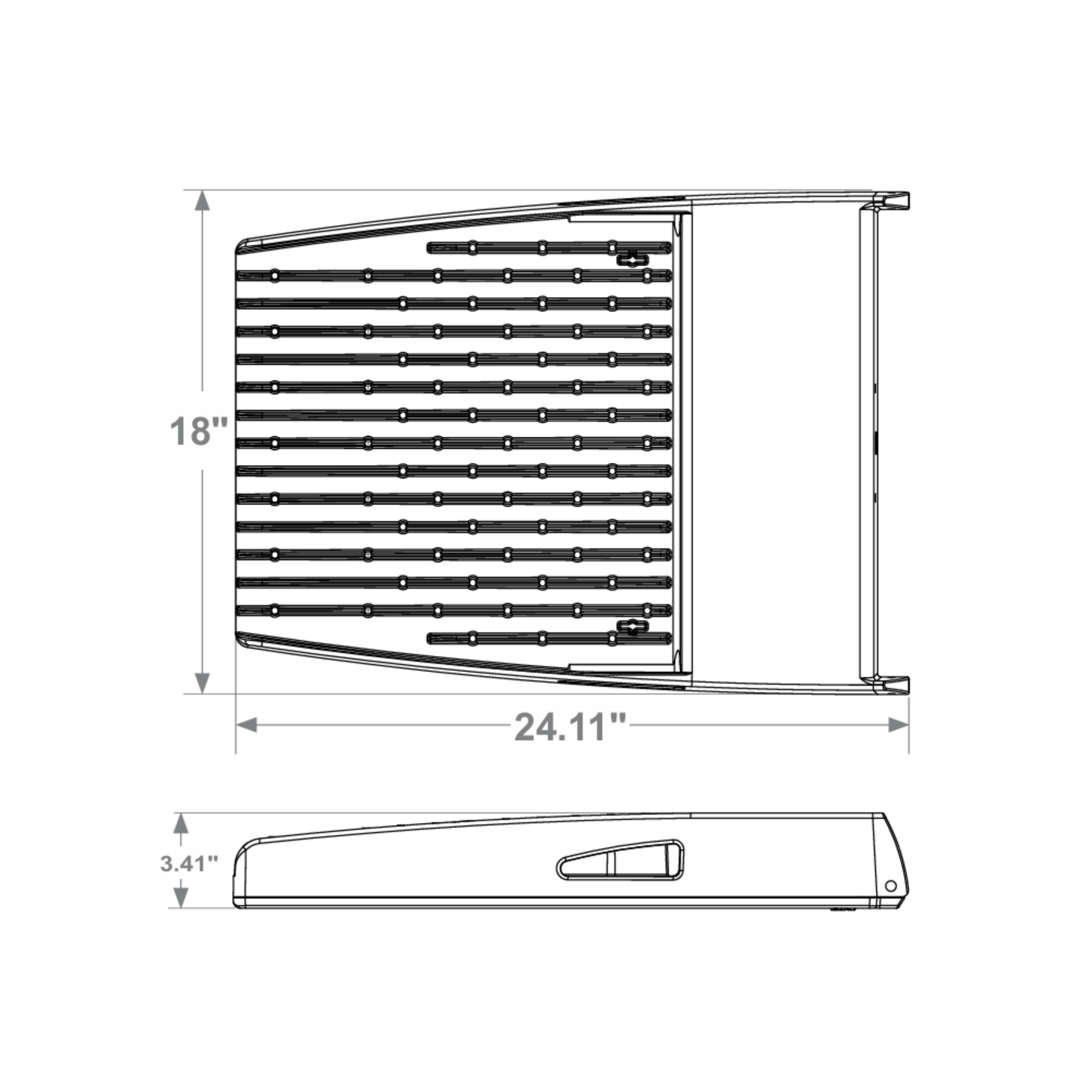 NV-2 -80L - Area Light, Bronze
