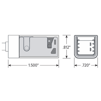 8' Tape-To-Power Flexible Cord