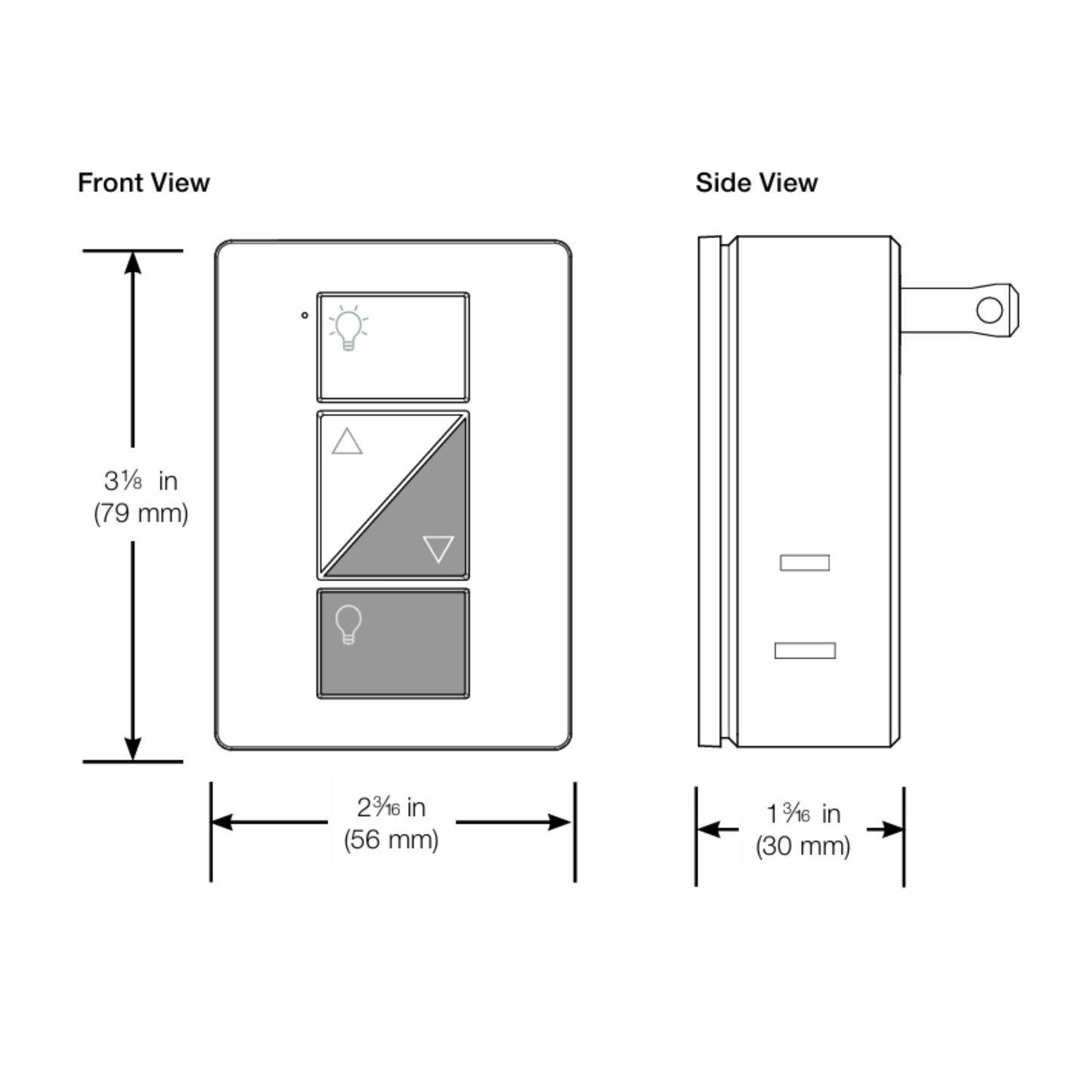 Caséta Wireless Plug-In Lamp Dimmer