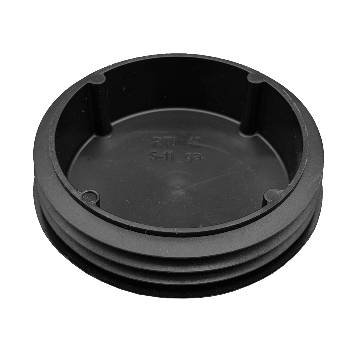 4" Plastic Pole Cap, Black
