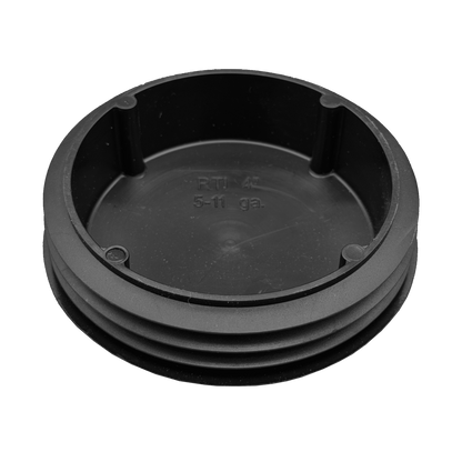 4" Plastic Pole Cap, Black