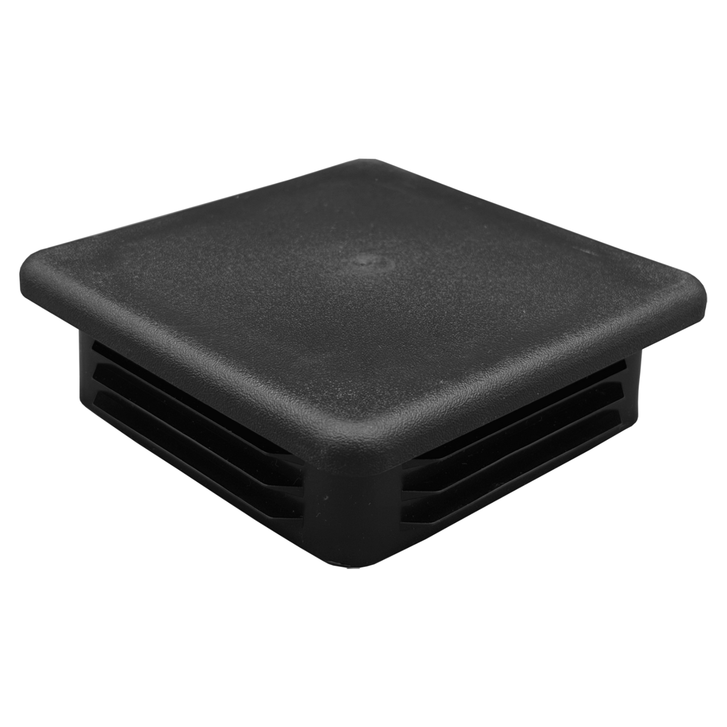 4" Plastic Pole Cap, Black