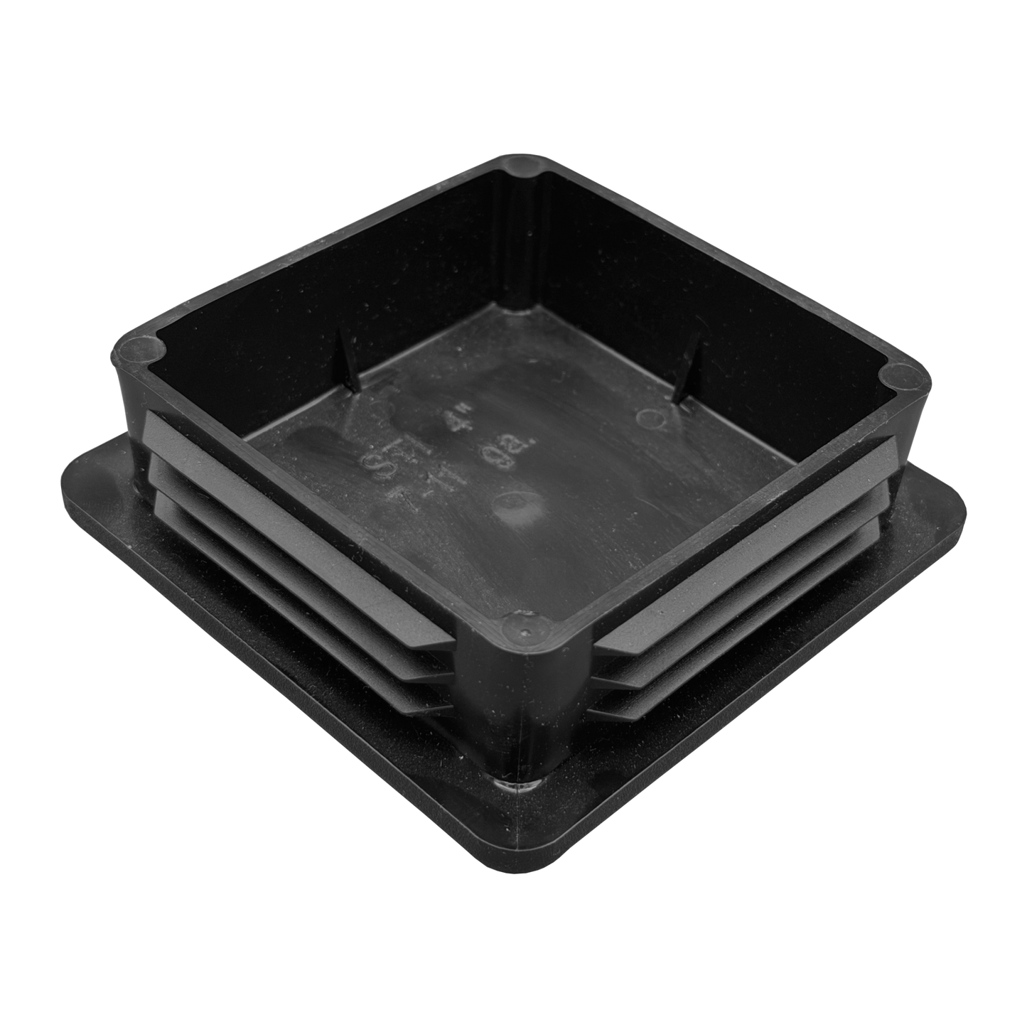 4" Plastic Pole Cap, Black