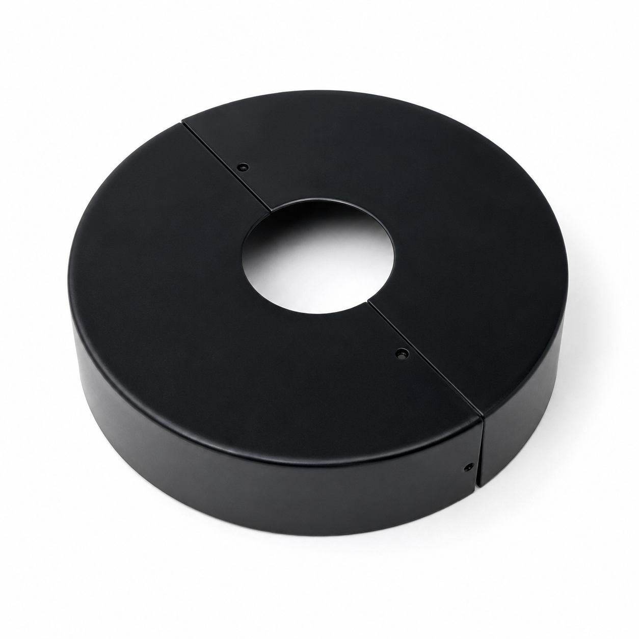 3" Round Base Cover, Black